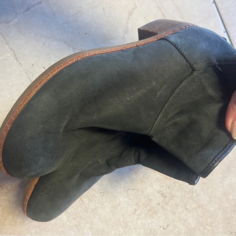 UGG Black Ankle Boots with Suede Finish